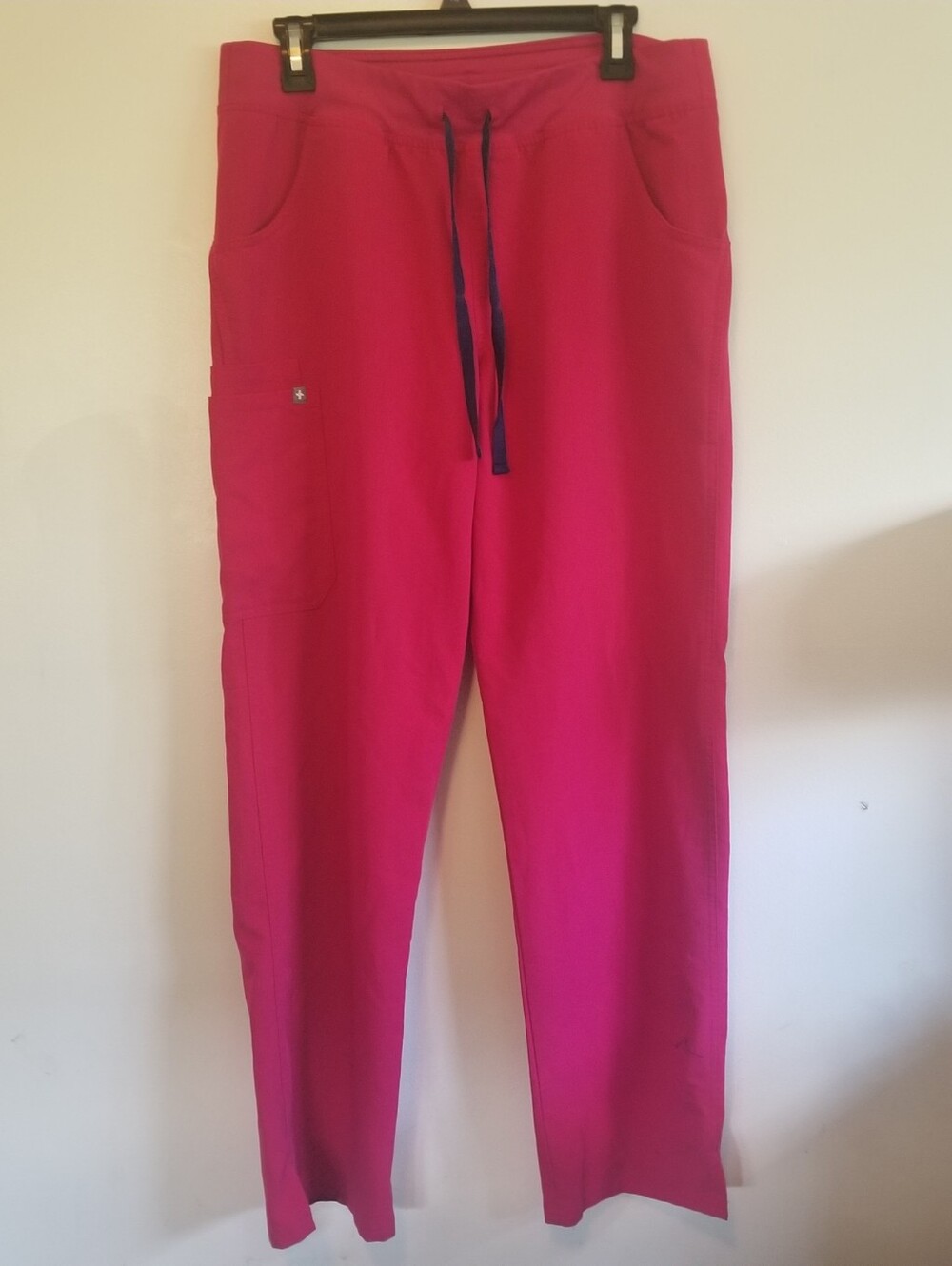 FIGS Technical Collection Hot Pink Scrub Pants Women's L/T Large Tall Jogger Sty